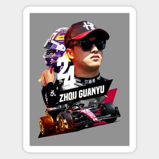 Zhou Guanyu Low Poly Magnet